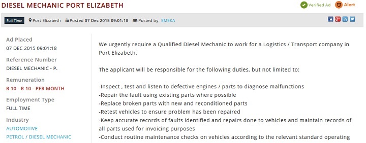 Diesel-Mechanic-Port-Elizabeth