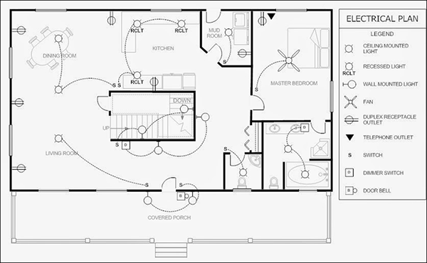 electrical plan of a house